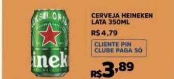 Pinheiro Supermercado Cerveja Heineken Lata oferta