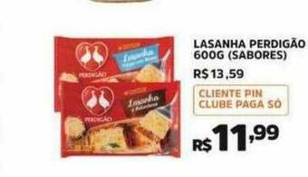Pinheiro Supermercado Lasanha Perdigão Sabores oferta