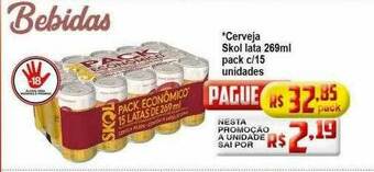 Ricoy Supermercados Cerveja Skol oferta