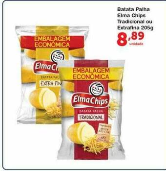 Roldão Batata Palha Elma Chips Tradicional Ou Extrafina oferta
