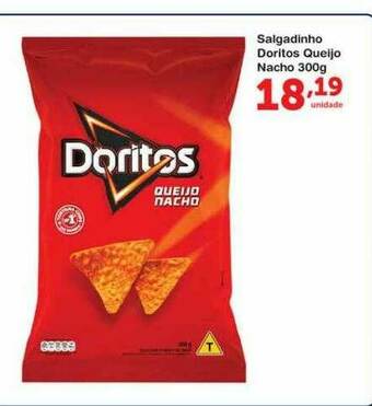 Roldão Salgadinho Doritos Queijo Nacho oferta