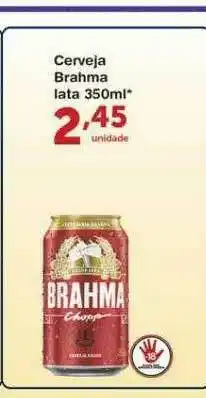 Roldão Cerveja Brahma Lata oferta