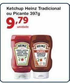 Roldão Ketchup Heinz Tradicional Ou Picante oferta