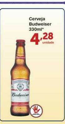 Roldão Cerveja Budweiser oferta