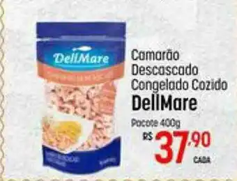 Muffato Camarão Descascado Congelado Cozido Dellmare Pacote oferta