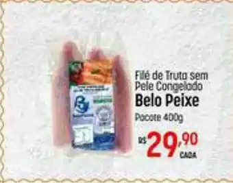 Muffato Filé De Truta Sem Pele Congelada Belo Peixe Pacote oferta