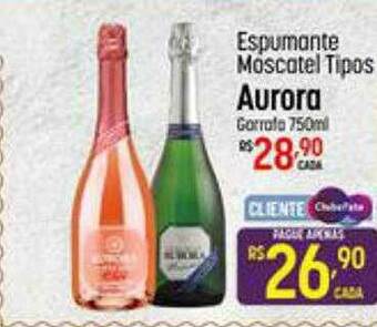Muffato Espumante Moscatel Tipos Aurora Garrafa oferta