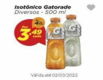 Dia Isotônico Gatorade oferta