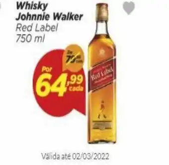 Dia Whisky Johnnie Walker Red Label oferta