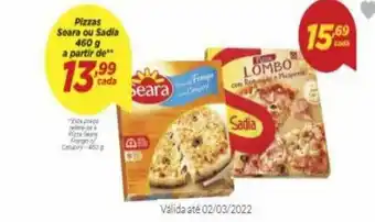 Dia Pizzas Seara Ou Sadia oferta
