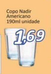 Copo Nadir Americano 190ml unidade