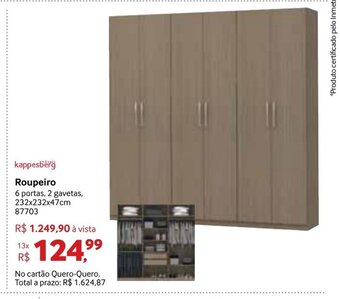 Quero Quero Kappesberg Roupeiro oferta