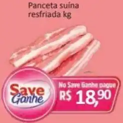 Supermercados Savegnago Panceta suina Resfriada 1kg oferta