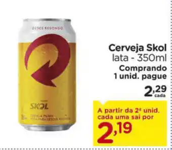 Carrefour Cerveja Skol 350ml oferta