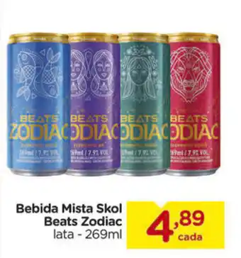 Carrefour Bebida mista Skol Beats Zodiac 269ml oferta