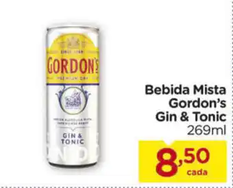 Carrefour Bebida Mista Gordon's Gin & Tonic 269ml oferta