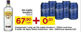 Carrefour Gin Ingles Gordon's 750ml oferta