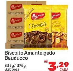 Supermercados Condor Biscoito Amanteigado Bauducco 335/375g sabores oferta