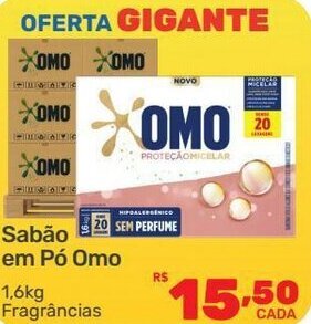 Supermercados Condor Sabao em po Omo 1.6kg oferta