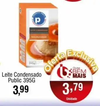 Supermercado Bem Barato Leite Condensado Public 395g oferta