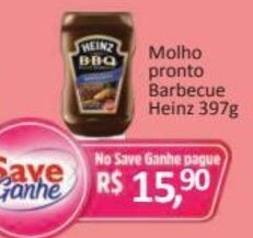 Supermercados Savegnago Molho pronto barbecue Heinz 397g oferta