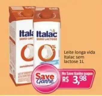 Supermercados Savegnago Leite Longa Vida Italac sem Lactose 1L oferta