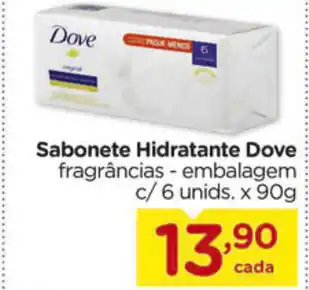 Carrefour Sabonete Hidratante Dove 90g oferta