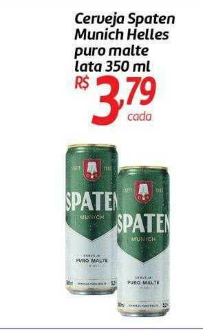 Comper Cerveja Spaten Munich Helles Puro Malte oferta