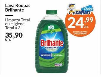 Zaffari Lava Roupas Brilhante oferta