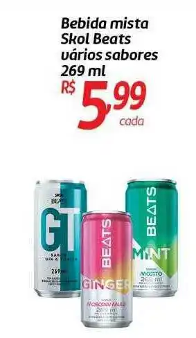Comper Bebida Mista Skol Beats Vários Sabores oferta