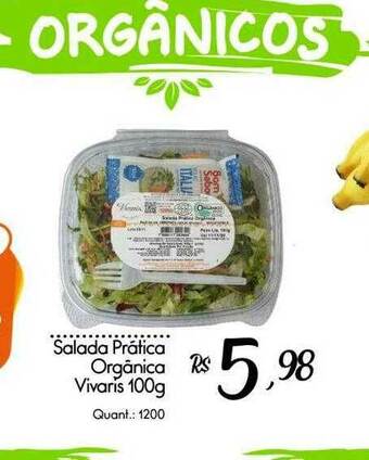 Giassi Supermercados Salada Prática Orgânica Vivaris oferta