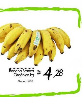 Giassi Supermercados Banana Branca Orgânica oferta