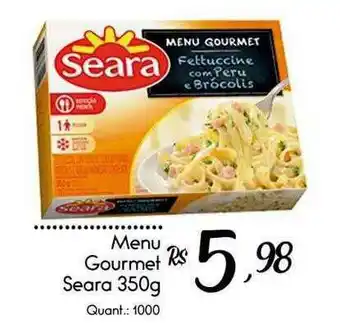 Giassi Supermercados Menu Gourmet Seara oferta