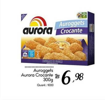 Giassi Supermercados Auroggets Aurora Crocante oferta