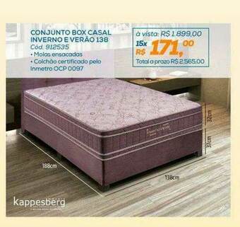 Lojas Colombo Conjunto Box Casal Inverno E Verão 138 Kappesberg oferta