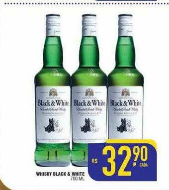 Mercantil Rodrigues Whisky Black & White oferta