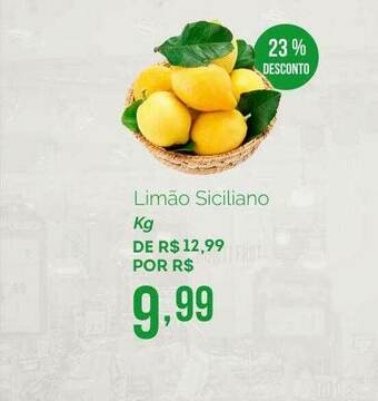 Oba Hortifruti Limão Siciliano 23% Desconto oferta