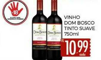 Supermercados Avenida Vinho Dom Bosco Tinto Suave oferta