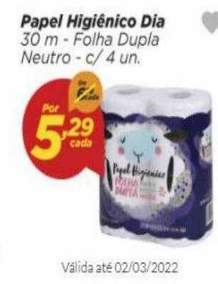 Dia Papel Higiênico Dia oferta