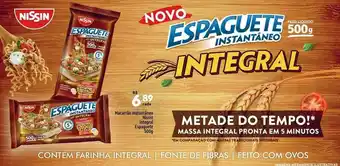 Macarrão Instantâno Nissin Integral Espaguete