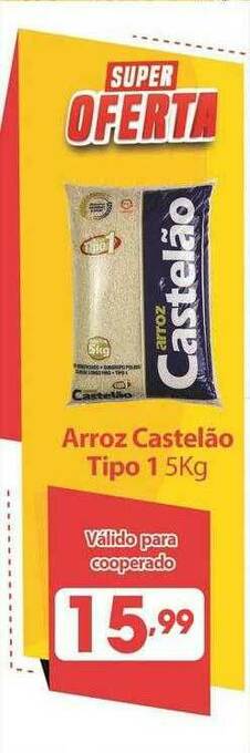 Coocerqui Arroz Castelão Tipo 1 oferta