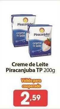 Coocerqui Creme De Leite Piracanjuba Tp oferta