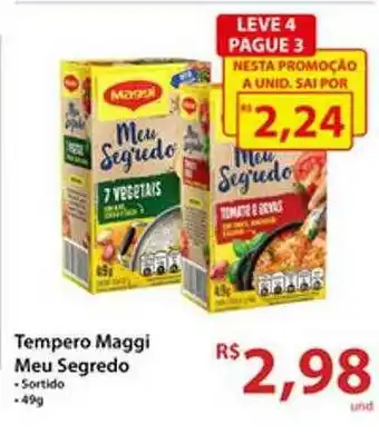 Tempero Maggi Meu Segredo Leve 4 Pague 3