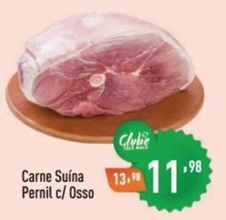 Supermercados Pague Menos Carne Suina Pernil c/ Osso oferta
