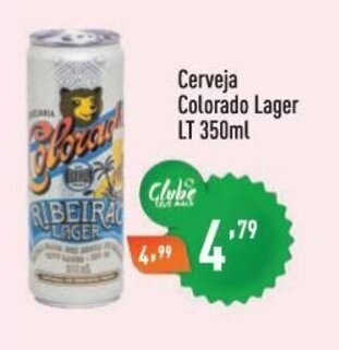 Supermercados Pague Menos Cerveja Colorado Lager Lata 350ml oferta
