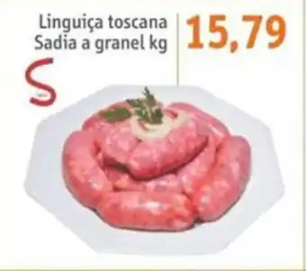 Sonda Linguica Toscana Sadia a granel 1kg oferta