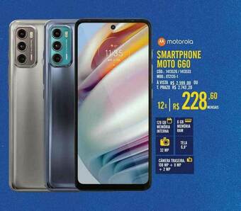 Zema Motorola Smartphone Moto G60 oferta