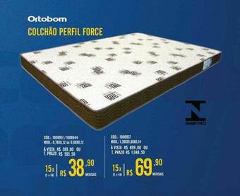 Zema Ortobom Colchão Perfil Force oferta