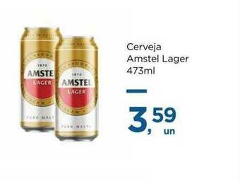 Super São Luiz Cerveja Amstel Lager oferta
