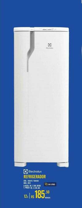 Zema Electrolux Refrigerador oferta